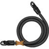 K&F CONCEPT Tracolla Fotocamera Nylon Universale 100cm Nero | Nylon 150D, 10mm, 100cm, Nero, cuciture doppie, acciaio inox, compatibile DSLR/SLR/mirrorless, BJ01
