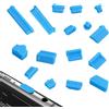 Generico Cappucci Protettivi USB - Set Da 16 Tappi USB‑C Antipolvere | Coperture In | Silicone Per Porte Laptop & Computer | Protezione Universale Interfaccia Type‑C