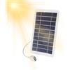 Generico Caricabatterie Solare USB Power Bank Portatile Flessibile | Pannello Solare per Fotocamera per Viaggi Casa Zaino Campeggio Escursionismo Cellulare