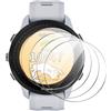 MGUEIAO 4 Pezzi Vetro Temperato Compatibile con Garmin Forerunner 955, HD Pellicola Protettiva, Anti-Graffio Protezione Film
