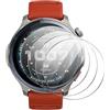 MGUEIAO 4 Pezzi Vetro Temperato Compatibile con Amazfit Balance 2, HD Pellicola Protettiva, Anti-Graffio Protezione Film