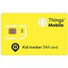 Things Mobile SIM Card per KIDS GPS TRACKER - Things Mobile - con copertura globale e rete multi-operatore GSM/2G/3G/4G LTE, senza costi fissi, senza scadenza e tariffe competitive con 10€ di credito incluso