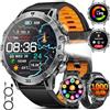 SUNKTA Smartwatch Uomo, 1000mAh/1.7 Smartwatch Militare Uomo Fitness con Chiamate Bluetooth Orologio Intelligente 120+ Modalità Sportive/Cardiofrequenzimetro/SpO2/IP68 Resistente all'acqua per Android/iOS