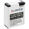 mtb more energy Batteria AHDBT-201/AHDBT-301 compatibile con Gopro Hero3 Black, White & Silver Edition