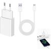 FinalCool Caricabatterie Alimentatore USB 5V/2A Versione Europea e Cavo da 2m | per Smartphone/Lettore Elettronico/Smart Watch/Tablet per Bambini/Giocattoli/TV Box/Cuff, Bianco