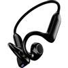 Générique Cuffie a Conduzione Ossea Senza Fili Auricolari Smart Open Ear Traduzione | Cuffie sportive conduzione ossea per sport corsa ciclismo fitness all'aperto
