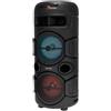 VR VETRINEINRETE Vetrineinrete® Cassa Bluetooth Ricaricabile RGB 20W RMS con Radio FM | TWS senza ritardo, Ingresso USB e SD, Display LED, Dimensioni 39x16.5 cm, Ingresso AUX