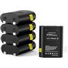 TQTHL Confezione da 5 batterie al litio da 6 V 2CR5, sostituisce 2CR5, DL245, DL2CR5, DL345, DL345A, EL2CR5, EL2CR5BP, EOS 1V, KL2CR5, KL2CR5-1, PR2CR5, RL2CR5, RL2CR5-1 (non è possibile ricaricare)