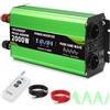 Yinleader Inverter 2000 W/4000 W, onda sinusoidale pura 12 V, 230 V, con 2 prese europee e 4 indicatori di tensione USB