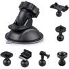HO-SFSM Lot de 2 Ventosa per Dash Cam con 6 Tipi di Adattatore | Supporto Telecamera Parabrezza Staffa Rotante a 360 Gradi per Videoregistratore Auto