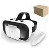 QiuQuecot Occhiali VR per smartphone con controllo wireless, occhiali 4K Ultra HD per giochi coinvolgenti e video a 360°, compatibili con iPhone/Android 4,7-6,5