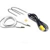 1neiSmartech Cavo Aux Audio Adattatore Autoradio Fiat Alfa Romeo Lancia Jack Femmina + Kit Estrazione + Cavo Audio Rivestito In Gomma Doppio Jack Maschio 3,5Mm Per Mp3 Smartphone Tablet