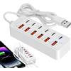 Generico USB Hub 12 en 1 Tipo-C 66W - Estación de Conexión Portátil 10.7x2.1x4 cm, Cable 1 m - Adaptador Multifunción para Portátil, PC, Tablet, Oficina, Hogar y Estudi