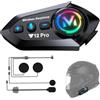 nexzcheck Interfono Moto Auricolare Bluetooth 500M Sistema di Comunicazione - Singolo | Bluetooth 5.4 Doppio Chip Multitasking Audio Cuffie Riduzione del Rumore Controllo Vocale AI Compatibile con Tutti i Caschi