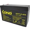akku-net Batteria al piombo KungLong WP7.2-12A Vds, 12V, Lead-Acid