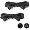 Lam(MS)pen Lam(MS) pen Cavo di prolunga da 2.5 m, 3 pin | 2pcs, per 24V RGB LED illuminazione da giardino, IP65 impermeabile, esterno