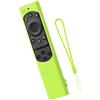 Bbajszx Custodia in Silicone per Telecomando, Fluorescent Green | Materiali morbidi in silicone ammortizzanti con protezioni antigraffio, silicone per tutto corpo, colori
