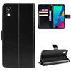 QiongniAN Custodia a libro in pelle compatibile con Huawei Y5 (2019) AMN-LX9 AMN-LX1 AMN-LX2 AMN-LX3 custodia protettiva nera