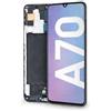 OnlyTech - Schermo LCD completo con telaio assemblato di ricambio per Samsung Galaxy A70 (SM-A705F / SM-A705FN)