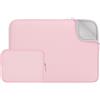 RAINYEAR make life easier RAINYEAR Custodia per laptop per notebook Chromebook da 13,3 pollici e MacBook Pro/Max da 14 pollici M5 M4 M3 M2 M1; fodero protettivo con interno morbido e tasca porta accessori, Rosa chiaro