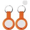 Generic Custodia in silicone per localizzatore CHIPOLO con portachiavi, resistente, antigraffio, impermeabile, anti-caduta, arancione, 2 pezzi