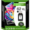ColoWorld Cartuccia compatibile 62XL nera per HP 62 XL, alta resa, circa 750 pagine, compatibile con HP Envy 5540 5544 5545 5548 5640 5646 7640 OfficeJet 5742 5740 5744 200 250 258