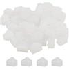 PDETVEO 120 coperture per porte RJ45, tappi antipolvere in silicone Ethernet per switch di rete, router, computer e porte TV (bianco)