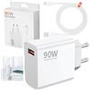 FinalCool Caricatore Rapido 90W con Cavo USB C 6A 2M per Xiaomi | Caricabatterie Adattator per Xiaomi 15 Pro/15 Ultra/15/14T/14/13T/13 Lite/13 Ultra, Redmi Note 14 13 12 11, Poco X7 F7 X7