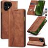 Jasonyu Cover per Realme Note 70T/70, Portafoglio PU Pelle, Marrone | Custodia，Flip Libro, Slot Porta Carte, Magnetica, Funzione Supporto, TPU Antiurto