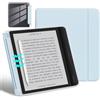 PALAMILONGA Custodia sottile per Kobo Libra Colour 2024 da 7 con portapenne, azzurro | Portapenne integrato, custodia a libro leggera, in pelle PU con guscio posteriore in TPU trasparente, chiusura magnetica