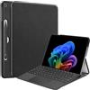 Gyulin Custodia per Microsoft Surface Pro 12 1a edizione 2025, in poliestere con angoli multipli, sottile, leggera, per tablet Surface Pro 12, compatibile con tastiera con copertura di tipo nero