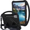 MUDASANQI Custodia per bambini compatibile con Lenovo Yoga Tab Plus/Yoga Pad Pro 12,7'' 2025/2024, leggera custodia protettiva in EVA antiurto con supporto a tracolla (nero)