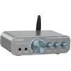 Aveek DAC Amplificatore Cuffie USB C Bluetooth 24bit/96kHz per PS5 PC Mac | Suono Dettagliato con EQ a 3 Bande, Ingresso Ottico Coassiale e Microfono, Ideale per Gaming e Home Cinema su TV e Desktop