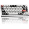 Keychron Q1 Ultra 8K 75% Tastiera Meccanica Wireless, Retroilluminazione RGB Hot-Swap in Alluminio, Interruttore Banana, 82 Tasti, Batteria 4000mAh, 2.4GHz/Bluetooth/Wired, QMK/VIA, per Mac Windows