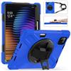 UFinetech Cover per Xiaomi Pad 7, Custodia per Xiaomi Mi Pad 7 Pro, Supporto Girevole a 360, Cinghia a Mano e Tracolla, Supporto Matite, Antiurto Robusto Tablet Bambini Custodia Mi Pad 7/7 Pro, Blu