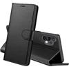 PHONILLICO Cover per Samsung Galaxy A13 4G - Custodia Nera Portafoglio con Chiusura Magnetica Porta Carte Antiurto e Protezione Completa