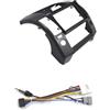 URAGER Pannello Autoradio Mascherina 9 Pollici Per Nissan Per NAVARA D40 2006-2012 Unità Testa Stereo Android MP5 GPS Video Player 2 Din Pannello Dash Telaio Auto Radio Fasce