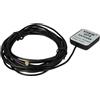 vhbw antenna GPS compatibile con Garmin GPSMAP175, GPSCOM195, GPSCOM190, GPS-76 navigatore con connettore MCX - Base magnetica, 5 m, nero