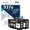 LCL 937E High Yield 2500 Pagine Nero Cartucce d'inchiostro Compatibile con HP 937XL 937 XL 937E Sostituzione per Officejet Pro 9120 9122 9123 9130 9132 9133 9720 9730 9110b 9117b 9120b 9130b(2-Pack)