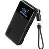 JUOVI 222W Laptop Power Bank 25000mAh con Cavo USB-C Staccabile | Approvato TSA, Controllo Tramite App, Caricatore Portatile per Laptop Dell XPS iPhone 17/16/15/14 Series Samsung e altro
