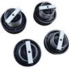 Chroavel 4 piedini ammortizzatori per Technics SL-DD20 SL-BD20 | miscela di alta qualità, plastica e metallo, durevole, resistente all'usura, design nero