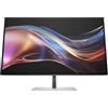 HP Inc. HP 727pu - Series 7 Pro - LED-Monitor - 68.6 cm (27) - 2560 x 1440 QHD @ 120 Hz - IPS Black - 400 cd/m? - 2000:1 - DisplayHDR 400 - 5 ms - Thunderbolt 4, HDMI, DisplayPort - Schwarz, Silber