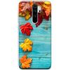 Mixroom - Cover Custodia Back case In TPU Silicone Morbido Per Xiaomi Redmi Note 8 PRO Fantasia Autunno foglie Q248