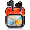 RUTIDA Cuffie Bluetooth, auricolari in-ear senza fili, 60 ore di riproduzione con touchscreen, Bluetooth 5.4 HiFi Stereo con ANC/ENC Cancelling Mic, IPX7, auricolari impermeabili con 7 modalità EQ