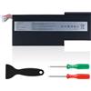 Aofonchy Batteria BTY-M6K Compatibile con MSI GS63VR GS73VR 7RG Stealth Pro GF63 Thin 8RB 8RC 8RD 9SC GF75 Thin 10SDR 9SEXR 9SD GS73 8RF WP65 WF65 WF75 MS-16K3 MS-17B4 MS-16W1 MS-16R1 (11.4V - 52.4Wh)
