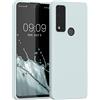 kwmobile Custodia Compatibile con TCL 30 V 5G / 30 XE 5G Cover - Back Case per Smartphone in Silicone TPU - Protezione Gommata - menta freddo