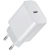 RiteAV Caricatore USB C da 20 W per iPhone 17, 16, 16e, 15, 14, 13, 12, 11, adattatore di alimentazione USB C, spina di ricarica rapida USB C, alimentatore di rete per iPhone 17, 16, 15 Pro/Pro Max