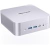MINISFORUM X1-470 Mini PC AMD Ryzen AI 9 HX470 2 slot DDR5 e 2 slot SSD M.2 | Mini Computer Barebone (12C/24T, fino a 5,2 GHz), HDMI/DP/USB4 (4K@120Hz), Dual DMIC, 3 x USB-A, 2,5 Gb/s-LAN, Wi-Fi 7/BT5.4