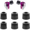Klowcok Cuscinetti di ricambio in memory foam IEM per KZ ZS10 Pro X ZSN, Ultimate Comfort, vestibilità sicura, 3 paia, colore nero (assortiti-S/M/L)
