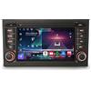 Erisin Qualcomm 8-Core Android 16 8GB+128GB Autoradio GPS Navigatore per AUDI A4 S4 RS4 8E 8F B9 B7 RNS-E Seat Exeo, 7 IPS Supporti Bluetooth 5.1 Senza fili CarPlay Android Auto WiFi 4G DSP FM CANbus